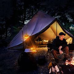 Type-C Şarjlı 2 Farklı Işık Modlu Askılı Kamp Bahçe Lambası