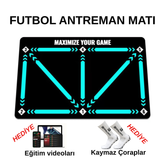 Mamba Futbol Antrenman Matı 90x60 Cm Eğitim Videosu ve Kaymaz Çorap Hediyeli