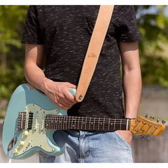 EKO ACC GBU Deri Gitar Kemeri Kahverengi