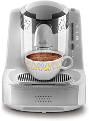 Arzum Okka Türk Kahvesi Makinesi Beyaz Krom