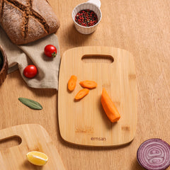 Emsan Bambu Master Chop 2'li Kesme Tahtası