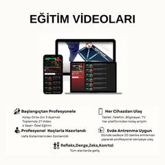 Mamba Futbol Antrenman Matı 90x60 Cm Eğitim Videosu ve Kaymaz Çorap Hediyeli