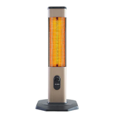 Ventino Ayaklı Elektrikli 2000 W Karbon Isıtıcı Soba Gümüş