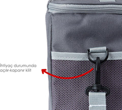 Babyjem Termos Çanta Gri