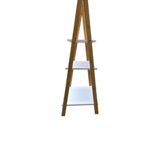 Raflı Bambu 150 x 52 Cm Elbise Askılığı