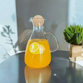 1800 ML Mantar Kapaklı Şık Cam Sürahi