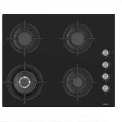 Ferre 60 Cm Round Seri Ankastre Ocak Siyah