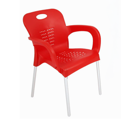 Nil Alüminyum Kollu Sandalye Kırmızı