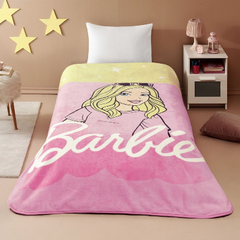 Lisanslı Barbie Malibu Desenli 1.5 Kişilik Battaniye