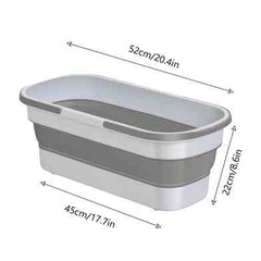 Katlanabilir 12 Litre Çok Amaçlı 52x20 Cm Taşınabilir Kova