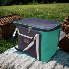 Soğuk Sıcak Tutucu 29 Lt Çift Renkli Termos Çanta Yeşil