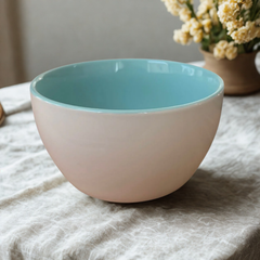 Çorba Kasesi 12x6.5 Cm Beyaz Turkuaz