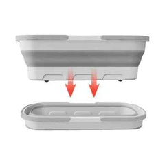 Katlanabilir 12 Litre Çok Amaçlı 52x20 Cm Taşınabilir Kova