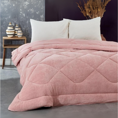Welsoft Çift Kişilik Yorgan 195x215 cm Pembe