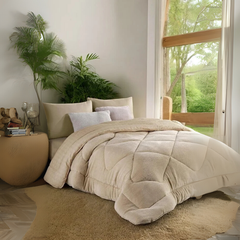 Welsoft Çift Kişilik Yorgan 195x215 cm Bej