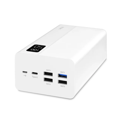 Ttec ReCharger Mega LCD 50.000 mAh PD 20W Taşınabilir Hızlı Şarj Aleti Powerbank Beyaz