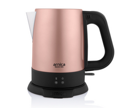 Arnica Demli Stil Cam Elektrikli Çay Makinesi Rose