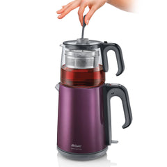 Arzum Çaycı Heptaze Elektrikli Çay Makinesi Mürdüm