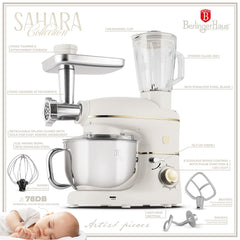 Berlinger Haus Çok İşlevli Mutfak Makinesi Mat Krem