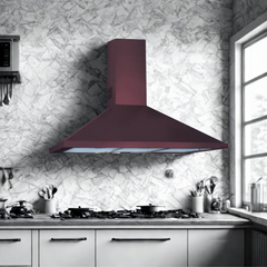 Bompani Rustico Burgundy Davlumbaz