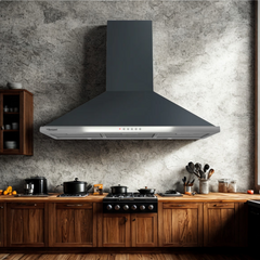 Bompani Rustico Nero Antracite Davlumbaz