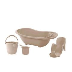 Babyjem 4'lü Bebek Banyo Seti Aparatlı Krem