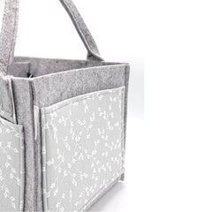 Babyjem Keçe Anne Bebek Bakım Organizer Çantası Gri