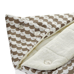 Babyjem Balıklı Kundak Kahverengi