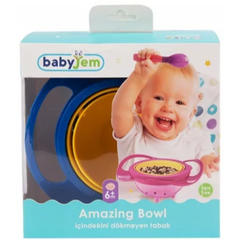 Babyjem İçindekini Dökmeyen Tabak Mavi