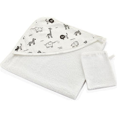 Babyjem Keseli Bebek Banyo Havlusu Hayvanat Bahçesi