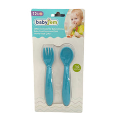 Babyjem Mama Kaşık Çatal Mavi