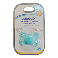 Bebedor Retro Simetrik Emzik Yassı Uç 6-18 Ay Yeşil
