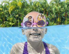 Bestway Disney Prenses 3+ UV Korumalı Deniz Havuz Gözlüğü ve 56 Cm Yüzme Simiti