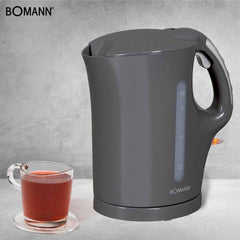 Bomann 1.7 Lt 2200 w Elektrikli Su Isıtıcısı Kettle Gri