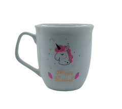 Unicorn Happy Festival Yazılı Mug Kupa