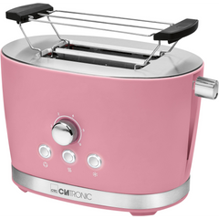 Clatronic 2 Dilimli Ekmek Kızartma Makinesi Pembe