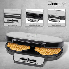 Clatronic İkili Waffle Makinesi