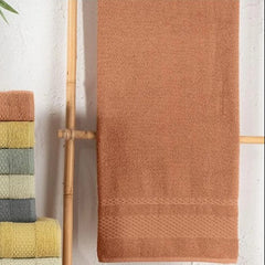 Julie Arya İkili 100x150 Cm Vücut Havlusu Hardal Kiremit