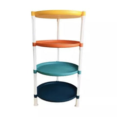 Dört Katlı Çok Amaçlı Renkli 75 x 28 Cm Organizer Raf