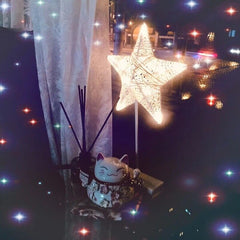 Dekoratif Retro Led Masa Lambası Yıldız