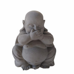 Dekoratif 3'lü Görmedim Duymadım Bilmiyorum Buddha Heykeli