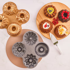 Emsan Griss One & Four Kek Kalıbı Gold