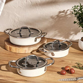 Emsan Master Class 6 Parça Sahan Seti Beyaz