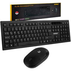 Everest Kablosuz Slim Klavye Mouse Set Siyah
