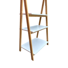 Raflı Bambu 150 x 52 Cm Elbise Askılığı