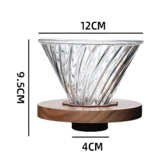 Ölçek İşaretli Cam Filtreli 600 ml Kahve Demleme Seti