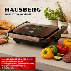 Hausberg Tost Makinesi Siyah