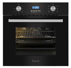 Ferre 7 Fonksiyonlu Dokunmatik LCD Ekran Fırın Siyah Cam Tasarım