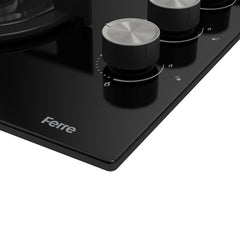 Ferre Ankastre Cam Ocak Siyah