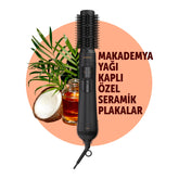 Grundig NaturaShine Saç Şekillendirici Siyah